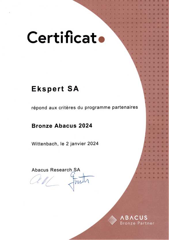 Ekspert spécialisé en gestion paie - Abacus partner -anobags